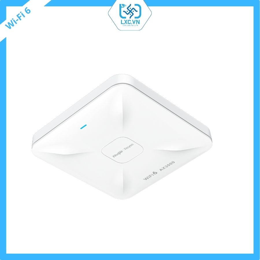 Bộ phát Wifi AP gắn trần RG-RAP2260 Reyee Wi-Fi 6 AX3000 Multi-G I Chính hãng